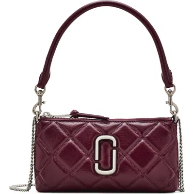 Marc Jacobs The Quilted Snapshot Pochette Bag In Purple