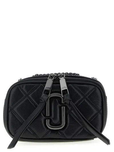 Marc Jacobs 'the Quilted Softshot' Crossbody Bag In Black