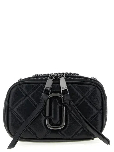 Marc Jacobs The Quilted Softshot Crossbody Bags Black