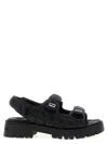 Marc Jacobs The Quilted Sunny Sandals In Black