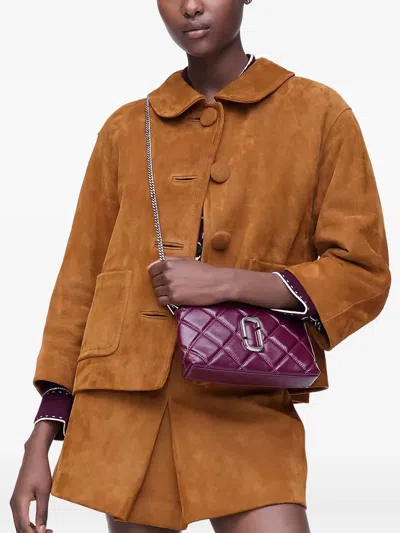 Marc Jacobs The Quilted Top-handle Mini Bag In Red