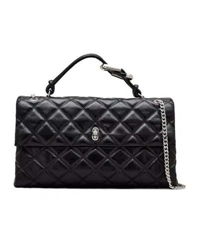Marc Jacobs The Quilted Xl Dual Convertible Shoulder Bag In Black