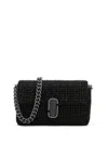 Marc Jacobs The Rhinestone J Marc Mini Shoulder Bag In Black