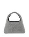 Marc Jacobs The Sack Crystal Embellished Mini Hobo Bag In Crystals