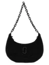 Marc Jacobs 'the Rhinestone Small Curve Bag' Shoulder Bag In Black