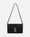 Marc Jacobs The Rinestone J Marc Mini Shoulder Bag In Black