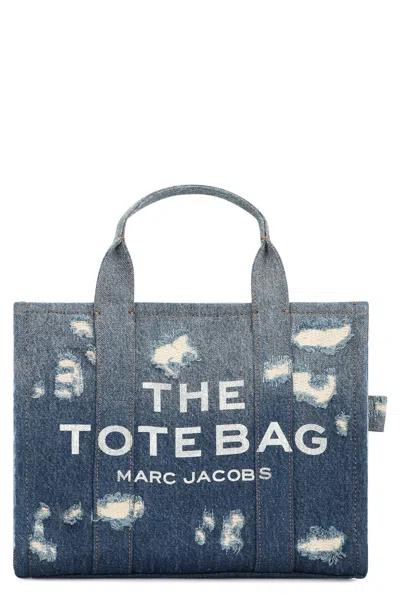 Marc Jacobs The Rip And Repair Denim Medium Tote Bag