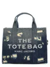 Marc Jacobs The Denim Medium Rip And Repair Tote Bag In Blue