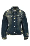 Marc Jacobs The Rip And Repair Fluted Denim Jacket Casual Jackets And Parka