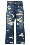 Marc Jacobs The Rip And Repair Straight Jean Jeans
