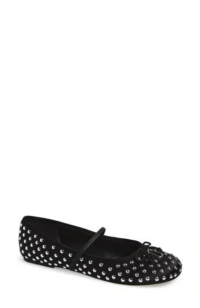 Marc Jacobs The Sabrina Ballerina Flat In Black Multi
