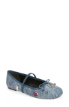 Marc Jacobs The Trinket Charm Sabrina Ballerina Flats In Multi