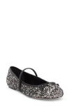 Marc Jacobs The Sequined Sabrina Ballerina Flats In Black