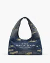 Marc Jacobs The Rip And Repair Denim Shoulder Bag In Blue