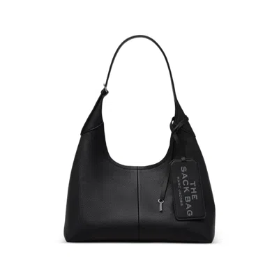 Marc Jacobs The Sack Bag Belted Leather Shoulder Bag In Black