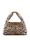 Marc Jacobs The Sack Mini Leopard-print Leather Top Handle Bag In Brown