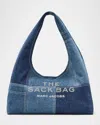 Marc Jacobs Patchwork Denim Shoulder Bag In Blue