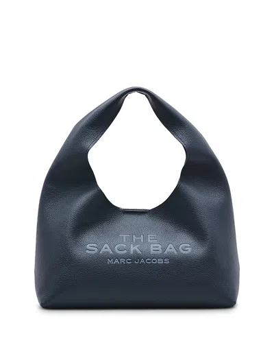 Marc Jacobs Calf Leather Shoulder Bag In Midnight Blue