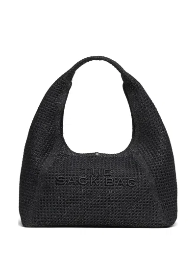 Marc Jacobs Hand-crocheted Lurex Top Handle Bag In Brown