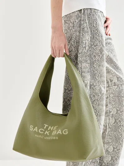 Marc Jacobs The Sack Bag Green In Red