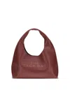 Marc Jacobs The Sack Bag Handbag In Dark Red Leather In Red