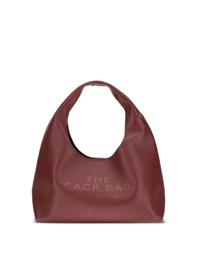 Marc Jacobs The Sack Bag Handbag In Dark Red Leather
