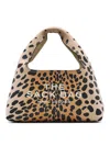 Marc Jacobs The Sack Mini Leopard-print Leather Top Handle Bag In Brown