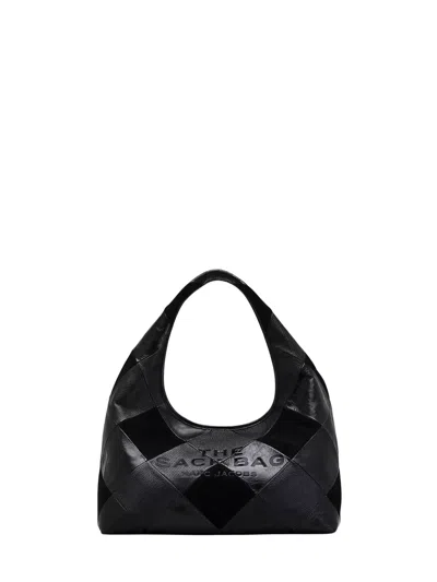 MARC JACOBS MARC JACOBS THE SACK BAG PATCHWORK SUEDE TOTE BAG