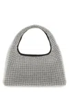 Marc Jacobs The Sack Crystal Embellished Mini Hobo Bag In Silver