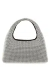 Marc Jacobs The Sack Crystal Embellished Mini Hobo Bag In Silver