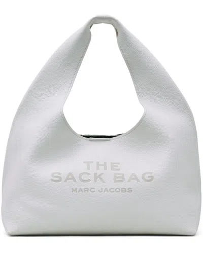 Marc Jacobs The Sack Leather Xl Shoulder Bag In White