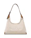 Marc Jacobs Beige Cotton Polyester Shoulder Bag In Neutral