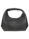 Marc Jacobs Black Leather The Mini Sack Shoulder Bag In Black