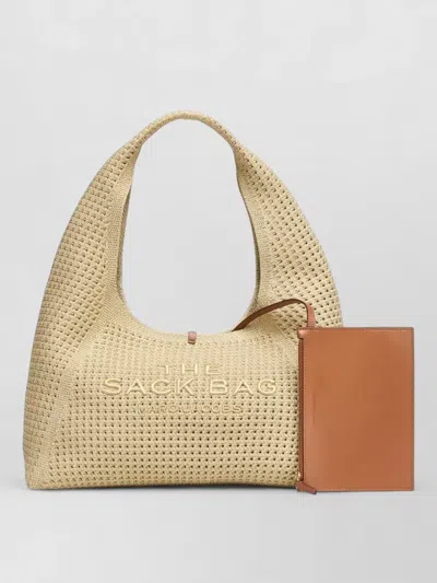 Marc Jacobs The Sack Crochet Shoulder Bag Woven In Brown