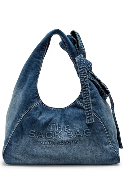 Marc Jacobs The Sack Denim Bag In Blue