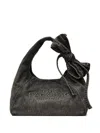Marc Jacobs Black Bow Large Sack Bag In Black