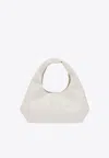 Marc Jacobs The Sack Grained Leather Shoulder Bag In White