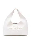Marc Jacobs The Sack Leather Shoulder Bag In White
