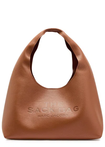Marc Jacobs The Sack Medium Grained Leather Tote In Sand