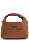 Marc Jacobs The Sack Micro Leather Top Handle Bag In Brown