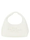 Marc Jacobs The Mini Sack Compact Single Handle Leather Satchel In White
