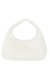 Marc Jacobs The Mini Sack Compact Single Handle Leather Satchel In White