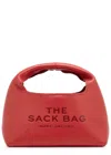 Marc Jacobs The Sack Mini Grained Leather Top Handle Bag In Red