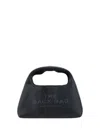Marc Jacobs The Sack Mini Leather Hobo Bag In Black