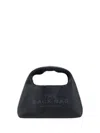 Marc Jacobs The Sack Mini Leather Hobo Bag In Black