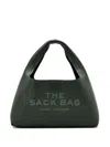 Marc Jacobs The Sack Mini Leather Hobo Bag In Green