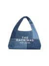 Marc Jacobs 'the Sack Patchwork' Blue Denim Bag In Brown