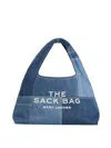 Marc Jacobs The Sack Patchwork Blue Denim Bag In Blue