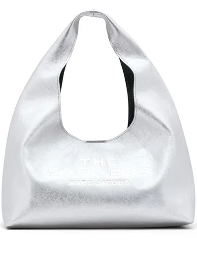 Marc Jacobs The Sack Shoulder Bag In Silver