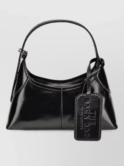 Marc Jacobs The Sack The Small Sack Leather Clutch Bag In Black